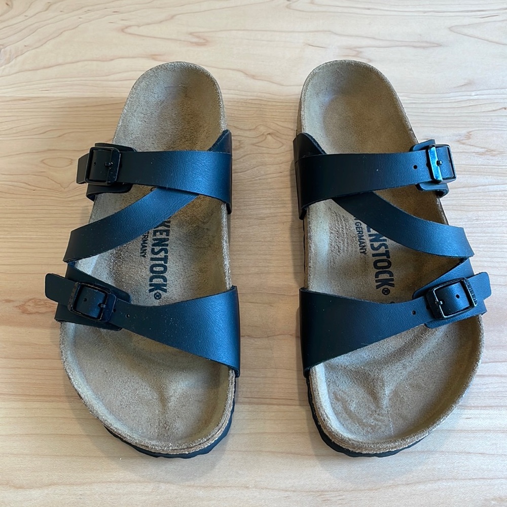 Birkenstock Salina Sandal in Black, size 36 Regular/Wide 5-5.5 US sizing NWOT